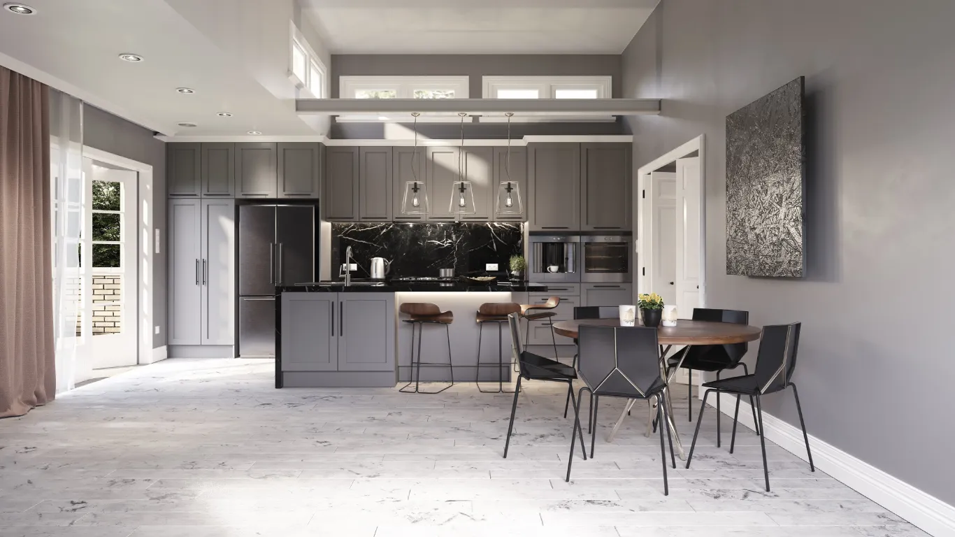 Kitchen remodeling contractor in Los Angeles updating cabinets countertops lighting and layout